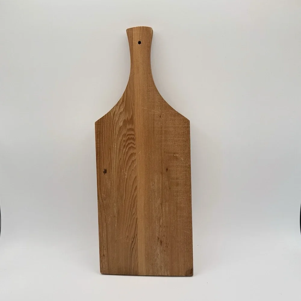 Vitg Owl Mushrooms Wood Cutting Board Folk Art Boho Nevco Kitchen 6